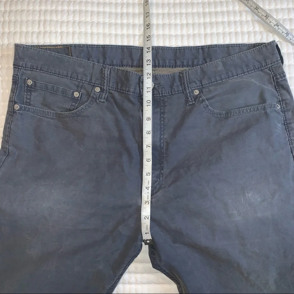 Levi's Men's 508 Faded Gray Taper Leg Lightweight Jeans Size 38 X 32